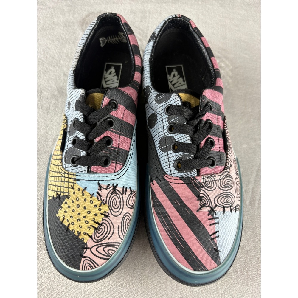 Vans Era Stacked Nightmare Before Christmas Sally Patchwork Sneakers 7W 5.5M